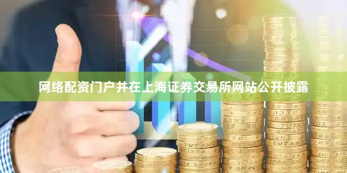 网络配资门户并在上海证券交易所网站公开披露